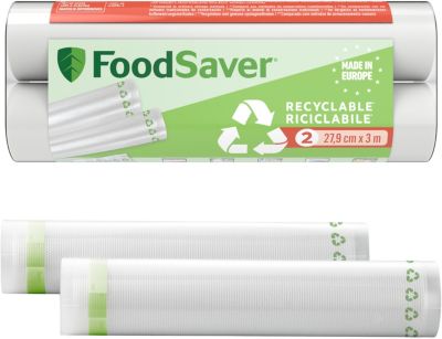 Sac sous vide FOOD SAVER FSRE2802X01 2 rouleaux 28cm X 3m