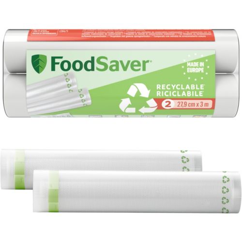 Sac sous vide FOOD SAVER FSRE2802X01 2 rouleaux 28cm X 3m Boulanger