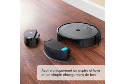 iRobot - Aspirateur robot Roomba i5+ I5658 avec station d'auto