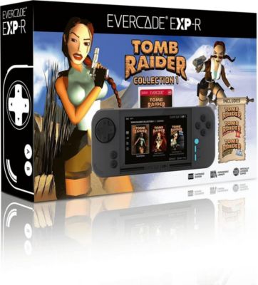 Borne d'arcade JUST FOR GAMES Evercade Exp-r Tomb Raider 1-2-3