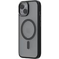 Coque bumper QDOS iPhone 15 MagSafe Hybrid soft SNAP noir