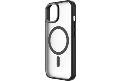 Coque bumper QDOS iPhone 15 MagSafe Hybrid soft SNAP noir