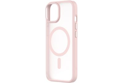 Coque bumper QDOS Iphone 15 Hybrid soft SNAP MagSafe Rose