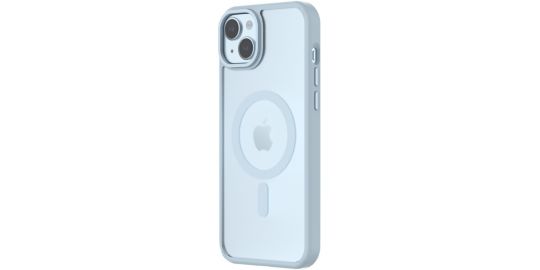 Coque bumper QDOS Iphone 15 Plus MagSafe Hybrid SNAP Bleu