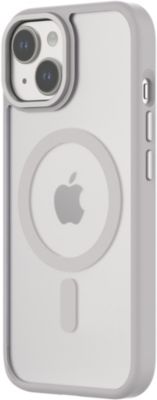 Coque bumper QDOS Iphone 15 Hybrid soft SNAP MagSafe blanc