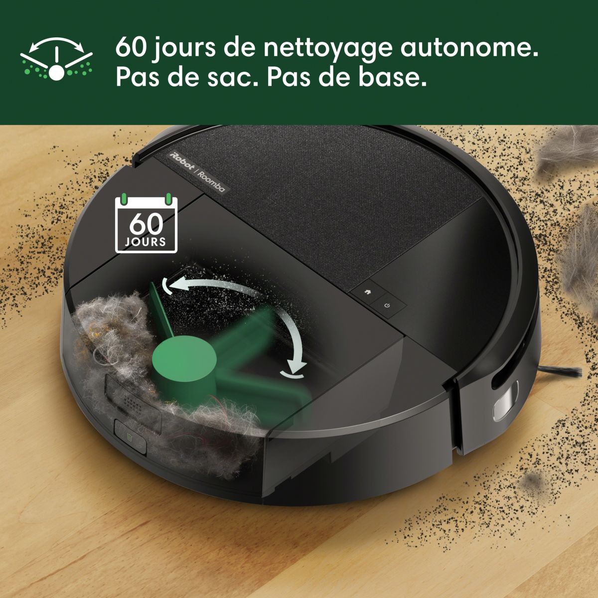 iRobot Roomba 205 Combo DustCompactor L121040 — vue 3