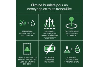 Robot Aspirateur Laveur IROBOT Roomba 105 Combo Y311240