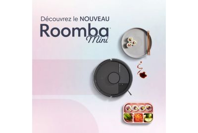 Robot Aspirateur Laveur IROBOT Roomba Mini Noir F155040