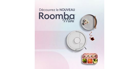 Robot Aspirateur Laveur IROBOT Roomba Mini Blanc F155240