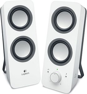Enceintes Pc Logitech - 980-000811 - Multimedia Speakers Z200 Blanc à Prix  Carrefour