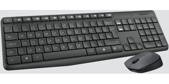 Clavier + Souris LOGITECH MK235 sans fil silencieux