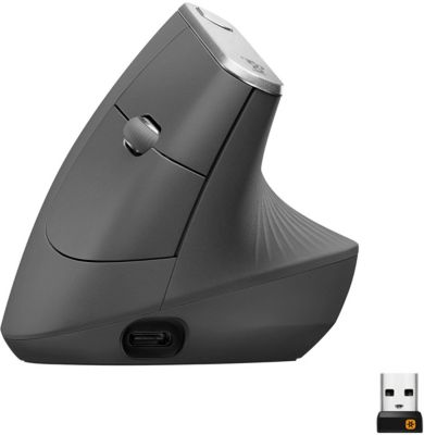 Souris verticale pour Mac blanche- Logitech(Reconditionné)