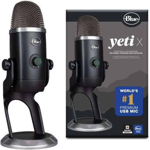 Microphone gaming Logitech G Yeti GX RVB dynamique avec Lightsync Noir -  Microphone