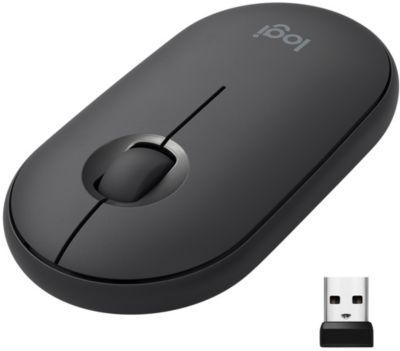 Souris sans fil LOGITECH Pebble M350 Wireless Graphite Souris sans fil LOGITECH Pebble M350 Wireless Graphite