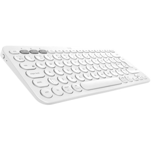 Logitech K380 Multi-Device Bluetooth Keyboard for Mac - Clavier - sans fil  - Bluetooth 3.0 - AZERTY - Français - blanc cassé