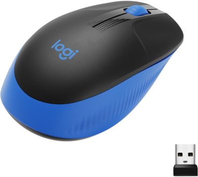 Souris sans fil LOGITECH Ambidextre M190 Bleu