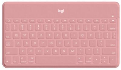 Clavier sans fil LOGITECH Keys-To-Go - Rose | Boulanger