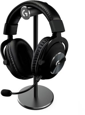 Logitech G Pro X Gaming Headset Black Stand