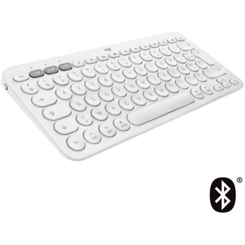 Logitech clavier sans fil K380, azerty, blanc sur