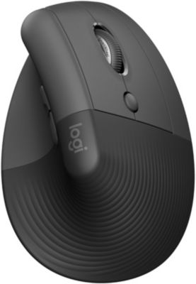 Souris verticale avec fil, souris ergonomique optique à 6 boutons,  résolution de 4 ppp (800/1200/2400/3200) et prise confortable