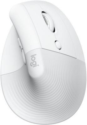 Souris sans fil LOGITECH Lift Ergonomique Silencieuse Blanche