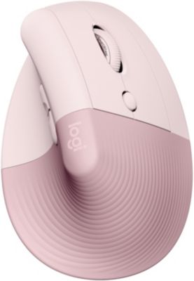 Souris sans fil LOGITECH Lift Ergonomique Silencieuse Rose
