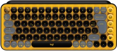 Clavier sans fil LOGITECH POP Keys Multidispositif-Blast jaune