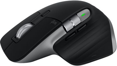 MX Master 3S - Logitech - Gris/Blanc - Souris Sans Fil Pour Mac