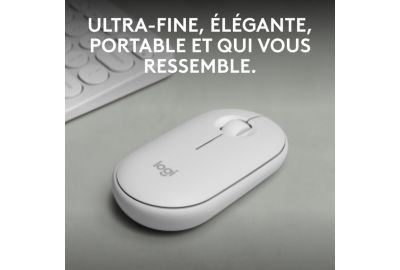 Souris sans fil LOGITECH Pebble 2 MS350s Blanc cassé