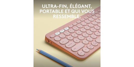 Clavier sans fil LOGITECH Pebble 2 K380s Rose