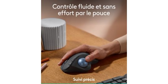 Souris sans fil LOGITECH Ergo M575S Graphite