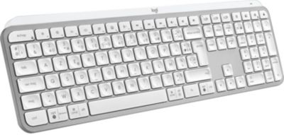 LOGITECH Clavier sans fil MX Keys S AZERTY FR Graphite + Repose