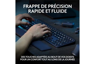 Clavier sans fil LOGITECH MX Keys S plus Silencieux Graphite