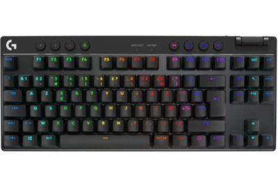 Clavier gamer sans fil LOGITECH Pro X LIGHTSPEED TKL Tactile Noir