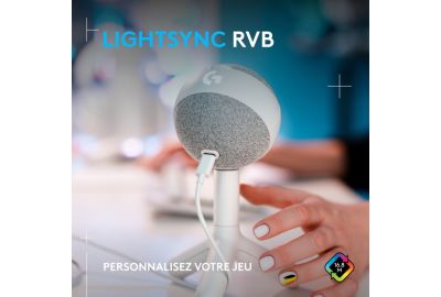 Micro Streaming LOGITECH Yeti Orb Blanc