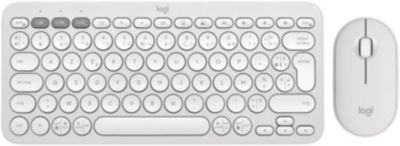 PACK Clavier / Souris Logitech MK295 (Blanc) - C42