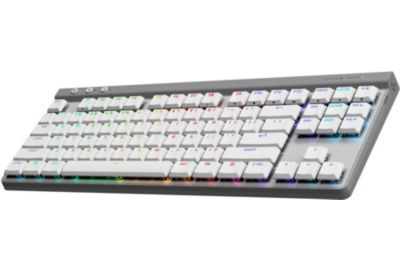 Clavier gamer sans fil LOGITECH G515 Lightspeed TKL tactile Blanc
