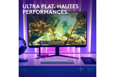 Clavier gamer sans fil LOGITECH G515 Lightspeed TKL tactile Blanc