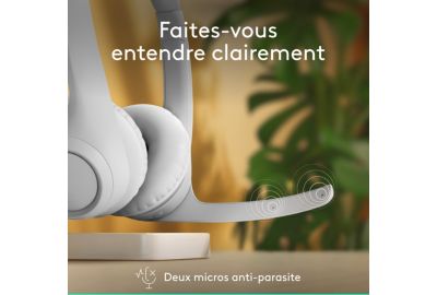 Micro-casque LOGITECH Zone 300 Bluetooth Blanc