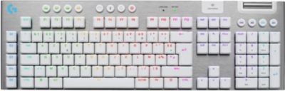Clavier gamer sans fil LOGITECH G915 X Lightspeed Tactile Blanc