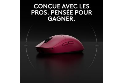 Souris Gamer Sans Fil LOGITECH G PRO 2 Lightspeed Wireless Magenta