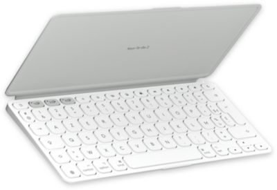 Etui LOGITECH Keys-To-Go 2 IPAD Gris Pale