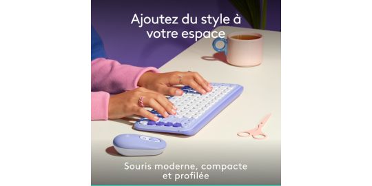 Souris sans fil LOGITECH POP Mouse Lila