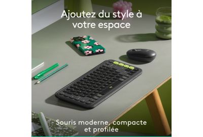 Souris sans fil LOGITECH POP Mouse Graphite