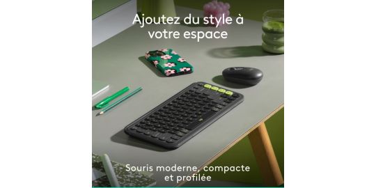 Souris sans fil LOGITECH POP Mouse Graphite