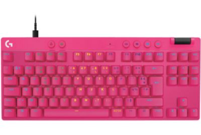 Clavier gamer LOGITECH G Pro X TKL Rapid Magenta
