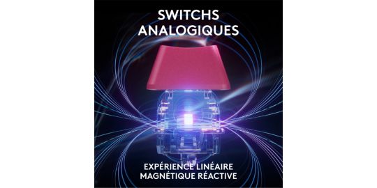 Clavier gamer LOGITECH G Pro X TKL Rapid Magenta