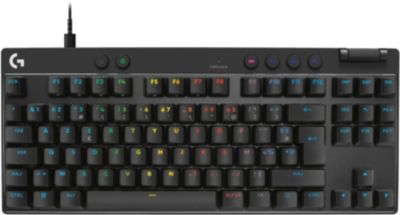 Clavier gamer LOGITECH G Pro X TKL Rapid  Noir