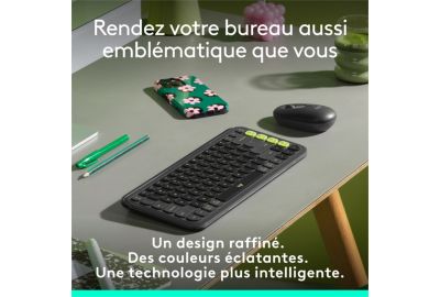 Clavier sans fil LOGITECH Pop Icon Graphite