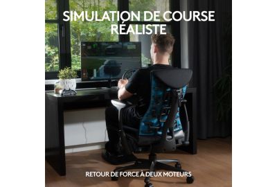 Volant + Pédalier LOGITECH Volant G29 + Casque G435 Noir